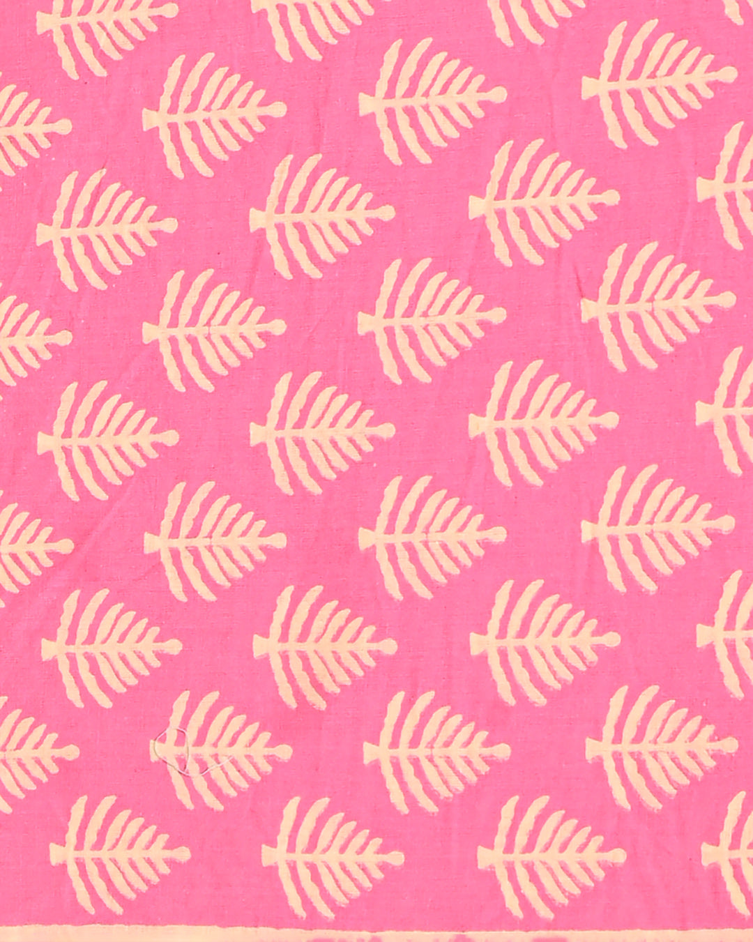 Premium Pink and White Discharge Print Cotton Suit With Cotton Dupatta (BSCOTMU13)