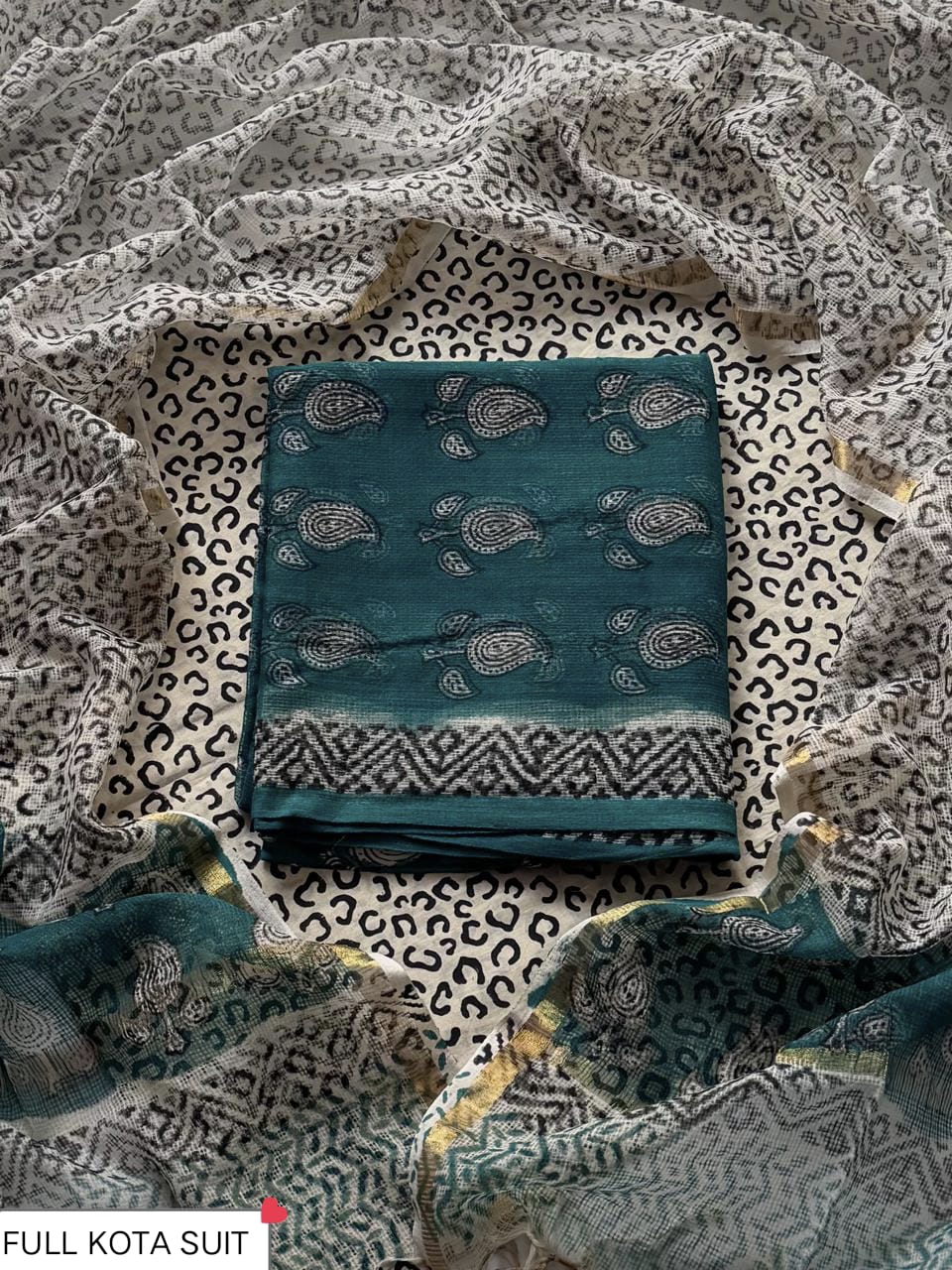 Kota Doria Exclusive Full Unstitched Suit With Kota Dupatta (BSKD27)