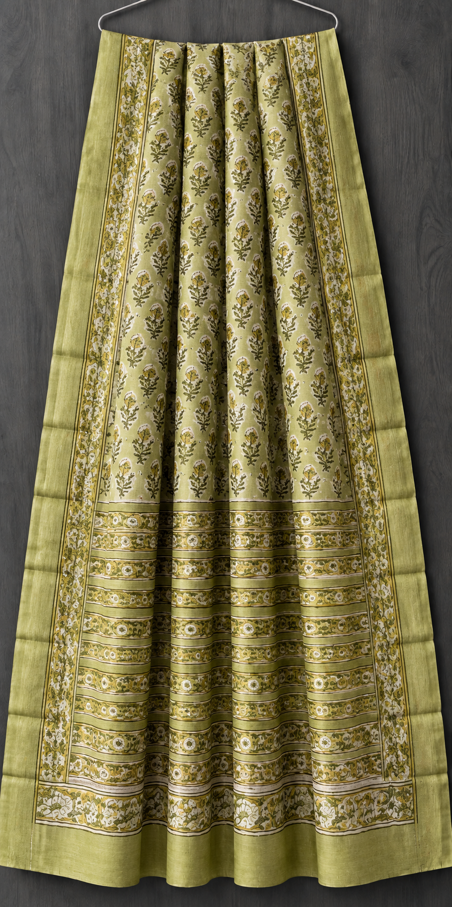 Premium Sanganeri Print Maheshwari Silk Saree (BSMS32)