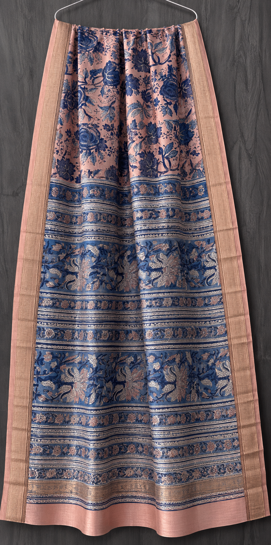 Premium Sanganeri Print Maheshwari Silk Saree (BSMS24)