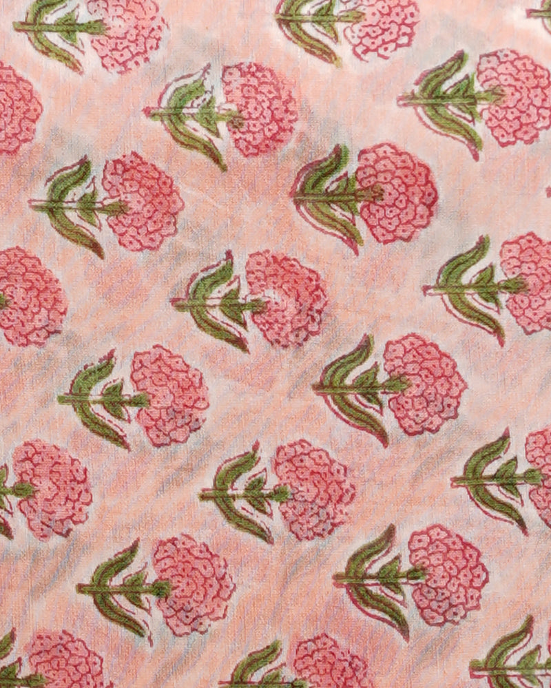 Bagru Print Maheshwari Silk Dupatta 
