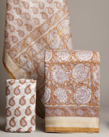 Premium Bagru Print Maheshwari Silk Suit Set (COMAHMA05)