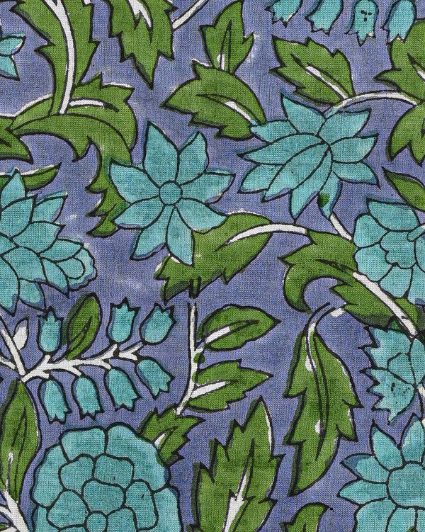 Hand Block Sanganeri Print Chiffon Dupatta