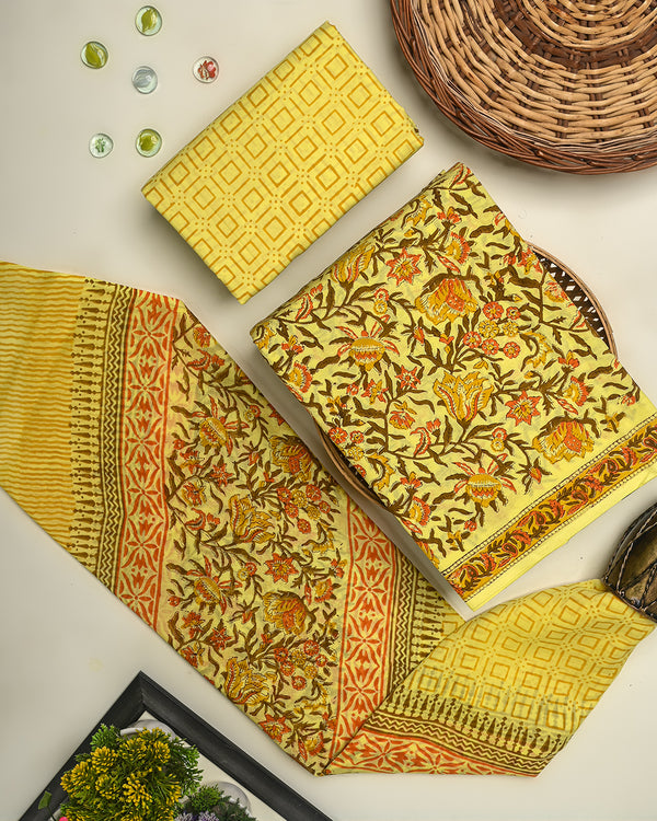 Cotton suits deals with cotton dupatta