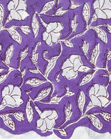 Premium Hand Block Sanganeri Print Cotton Suit With Chiffon Dupatta (BSCOTCH24)