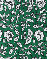 Premium Hand Block Sanganeri Print Cotton Suit With Chiffon Dupatta (BSCOTCH34)
