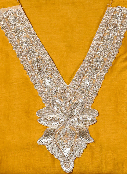 Zafrani noor chanderi suit set (BSSECH08)