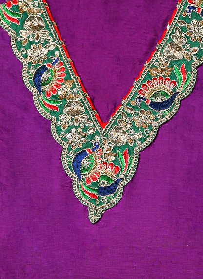 Noor-e-mor chanderi suit set (BSSECH10)