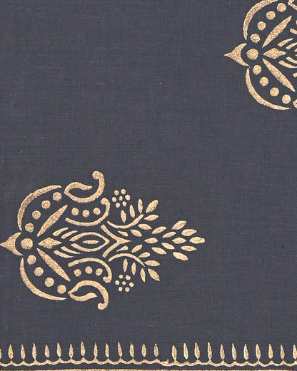 New Traditional Gold Print Cotton Sets With Kota Dupatta CFCOTKO72