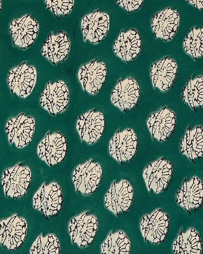 Premium Sanganeri Printed  Cotton Suit With Cotton Dupatta (BSCOTMU98)