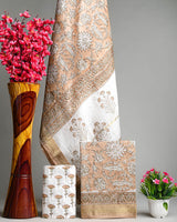 Premium Sanganeri Print Maheshwari Silk Suit Set (BSMH02)