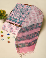 Exclusive Hand Block Print Cotton Suit With Kota Dupatta BSCOTKO06