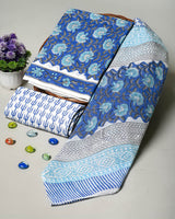 Exclusive Hand Block Printed Cotton Suit With Cotton Duptta (BSCOTMU74)