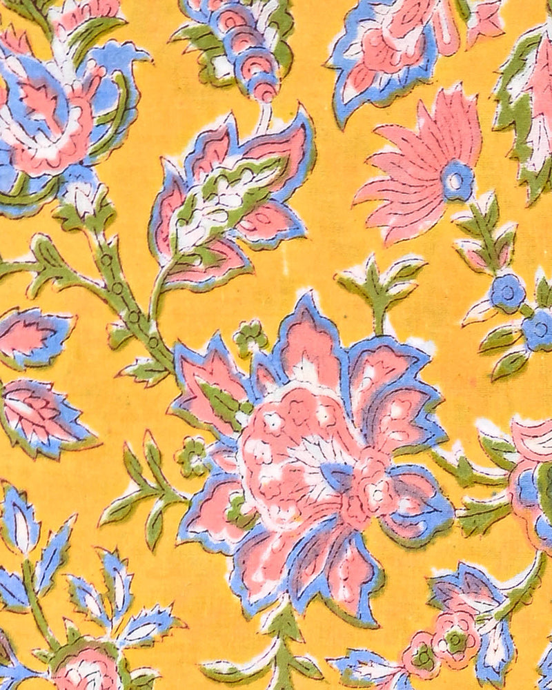 Premium Hand Block Printed Cotton Suit With Cotton Duptta (BSCOTMU75)