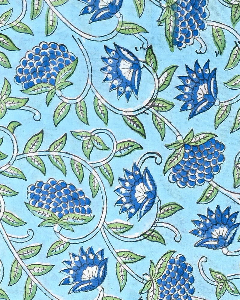 Elegant Hand Block Printed Cotton Suit With Cotton Duptta (BSCOTMU71)