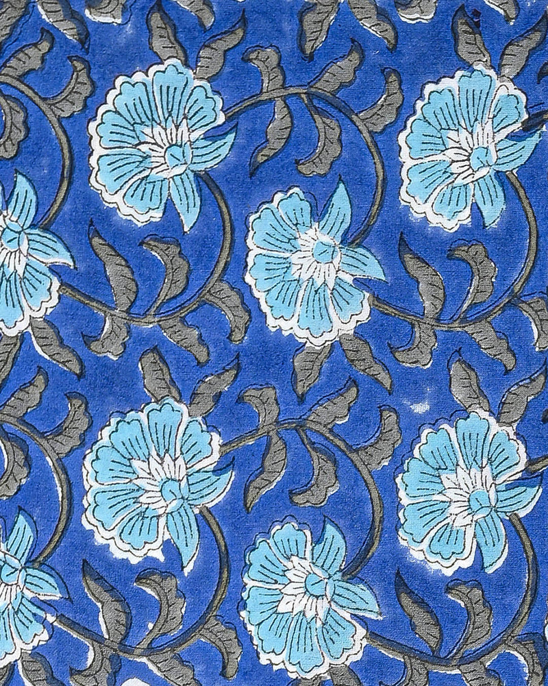 Exclusive Hand Block Printed Cotton Suit With Cotton Duptta (BSCOTMU74)