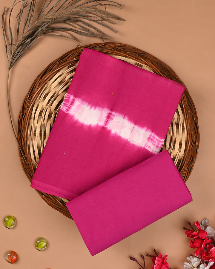 Premium Tie and Dye Printed Cotton Suit Top And Bottom Set (BSTB09)