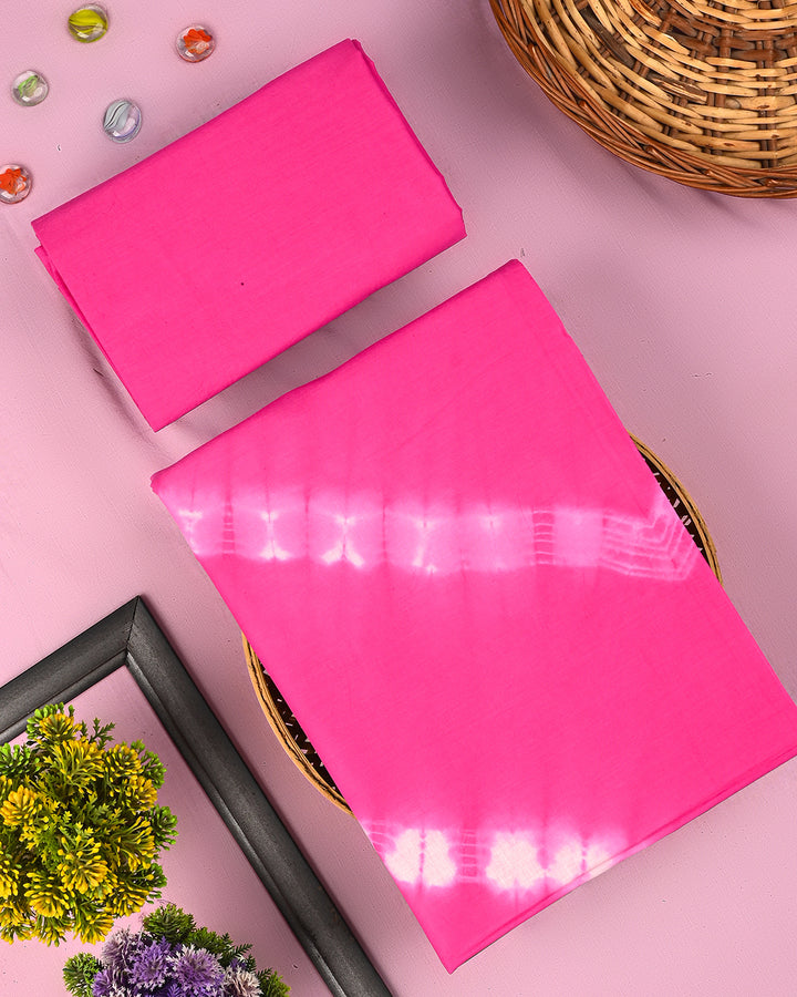 Premium Tie and Dye Printed Cotton Suit Top And Bottom Set (BSTB85)