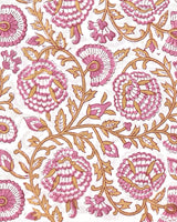 Hand Block Printed Cotton Suit With Organza Dupatta BSCOD08