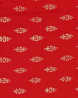 Hand Block Printed Cotton Suit With Organza Dupatta BSCOD37