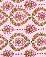 Hand Block Printed Cotton Suit With Organza Dupatta BSCOD25
