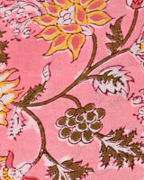 Hand Block Printed Cotton Suit With Cotton Dupatta(BSCOTMU56)