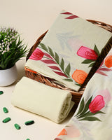 Traditional Hand Painted Cotton Suit With Cotton Dupatta (BSCOTMU04)