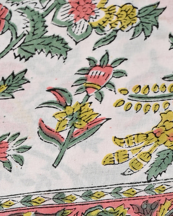 Exclusive Sanganeri Cotton Suit With Cotton Dupatta (BSCOTMU65)
