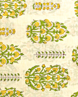 Hand Block Printed Cotton Suit With Linen Dupatta BSLID23