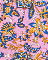 Hand Block Printed Cotton Suit With Linen Dupatta BSLID38