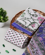 New Sanganeri  Print Cotton Suit With Kota Doria Dupatta (BSCOTKO39)