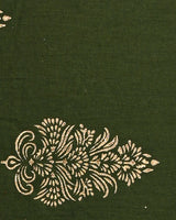 Hand Block Printed Cotton Suit With Linen Dupatta BSLID14