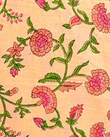 Hand Block Printed Cotton Suit With Linen Dupatta BSLID20