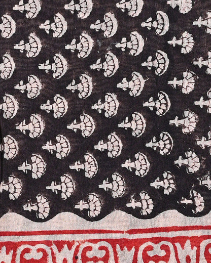 New Traditional Bagru Print Maheshwari Silk Suit Set (BSMAHMA77)