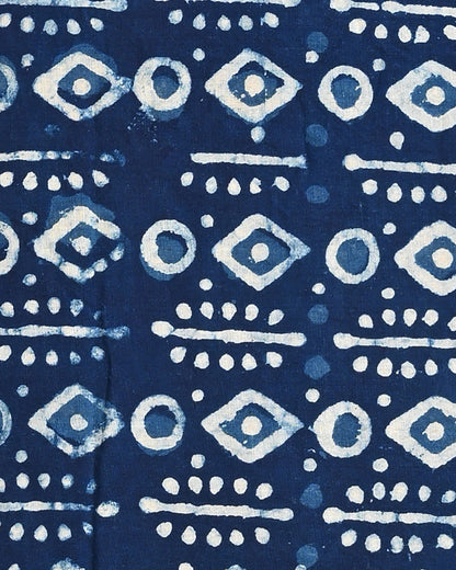 Traditional Dabu Printed  Cotton Suit With Cotton Dupatta (BSCOTMU127)