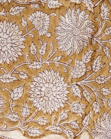 Exclusive Hand Block Gold And Khadi Printed Chanderi Silk Suit Set(BSCH03)