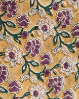 Exclusive Hand Block Gold And Khadi Printed Chanderi Silk Suit Set(BSCH05)