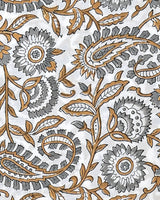 Hand Block Printed Cotton Suit With Chnaderi Dupatta BSCD23