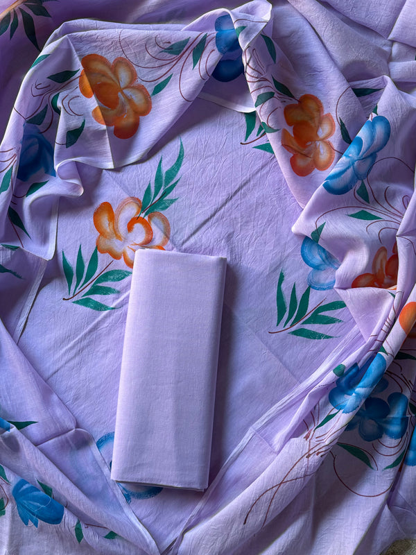 Exclusive Multicolour Sanganeri Cotton Suit With Cotton Dupatta (BSCOTMU07)