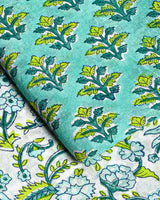 Exlusive Hand Block Printed Cotton Suit Top And Bottom Set (BSTB14)