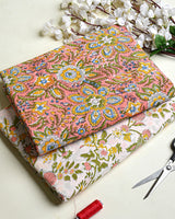 Premium Hand Block Printed Cotton Suit Top And Bottom Set (BSTB10)