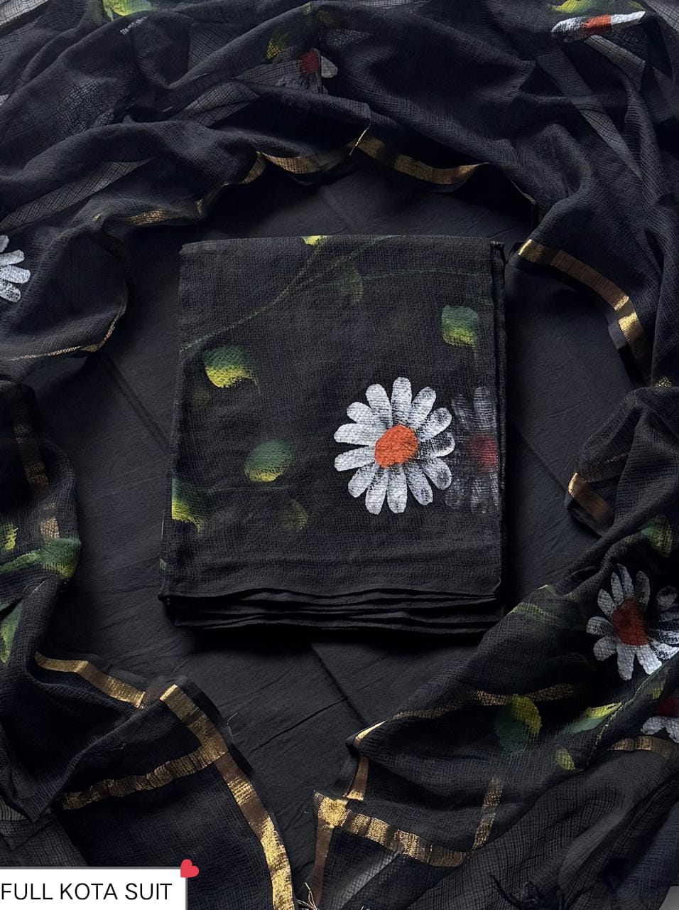 Kota Doria Exclusive Full Unstitched Suit With Kota Dupatta (BSKD15)