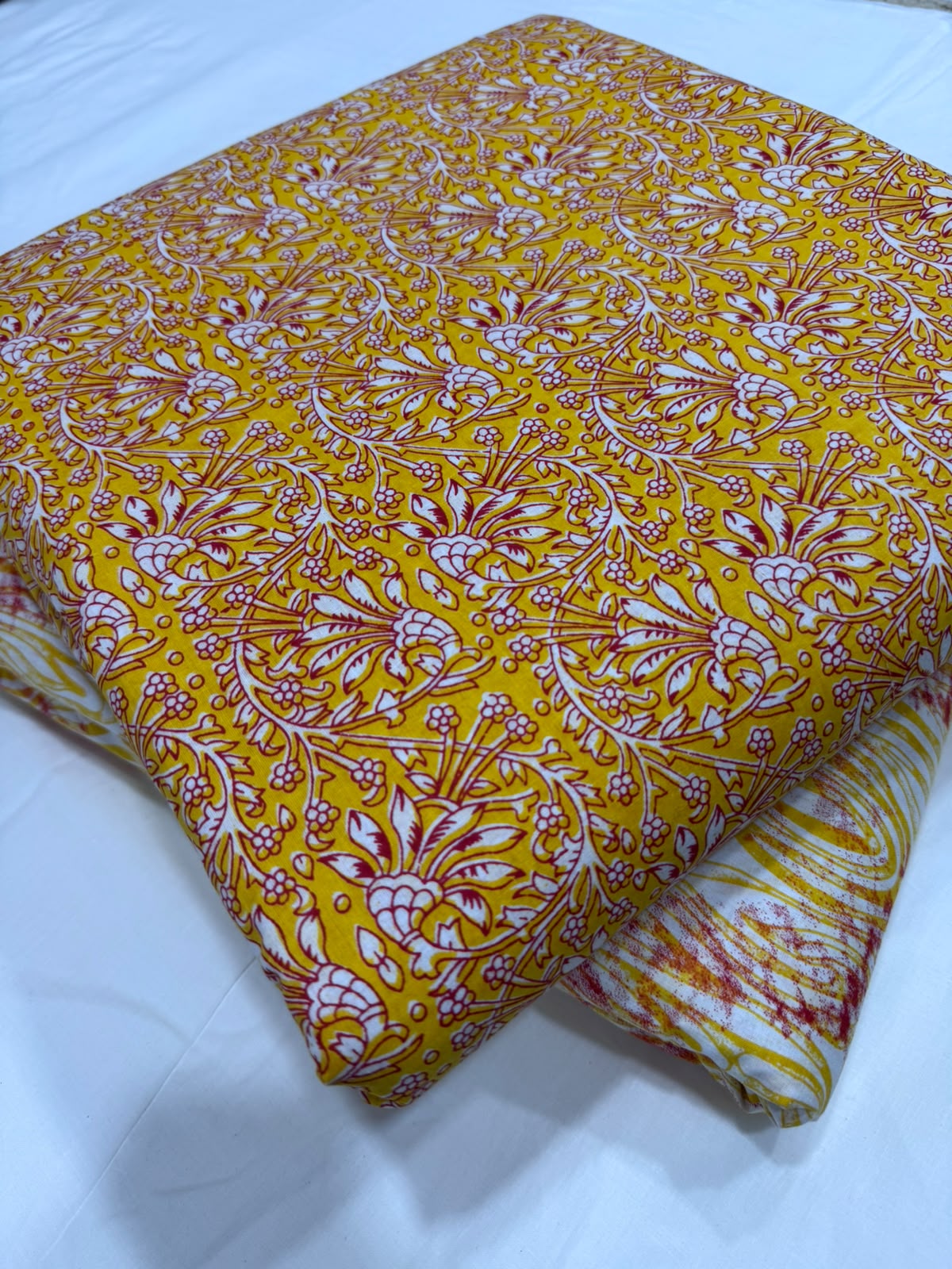 Premium Sanganeri Printed Cotton Suit Top And Bottom Set (BSTB121)