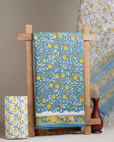Hand Block Print Cotton Suit With Kota Doria Dupatta