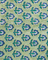 Hand Block Sanganeri Print Chiffon Dupatta