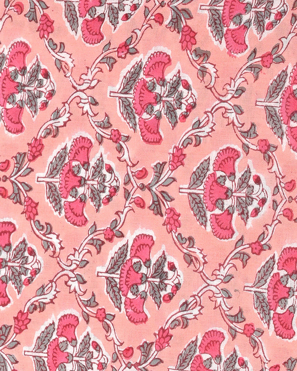 Hand Block Print Kota Doria Dupatta