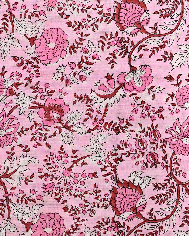 Floral Jaal Discharge Print Kota Doria Dupatta