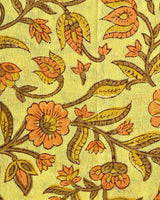 Premium Hand Block Sanganeri Print Cotton Suit With Chiffon Dupatta(BSCOTCH26)